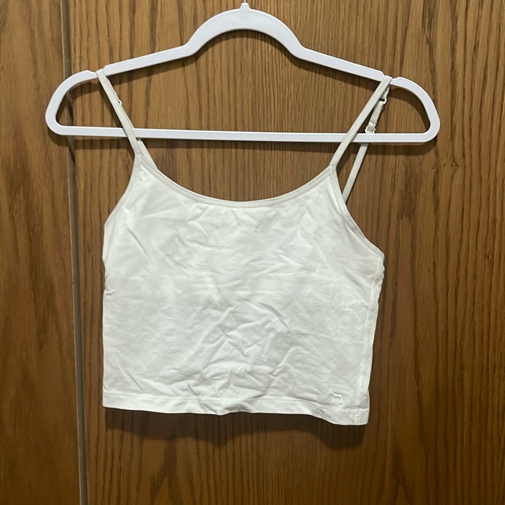 VS PINK Cropped Tank with Built In Bra